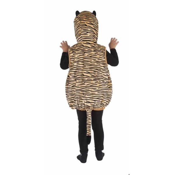 Barn tigerdräkt - PtitClown - Polyester - Brun och vit - Storlek 3 år