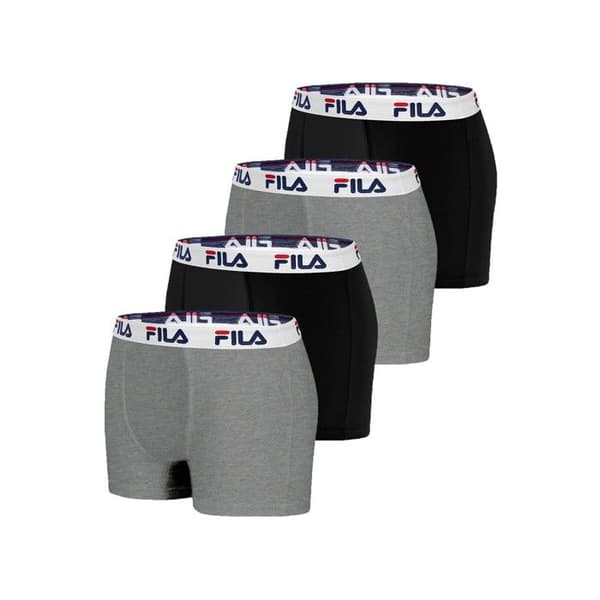 Fila Boxer Herrarna Kalsonger - Svart (4-pack)