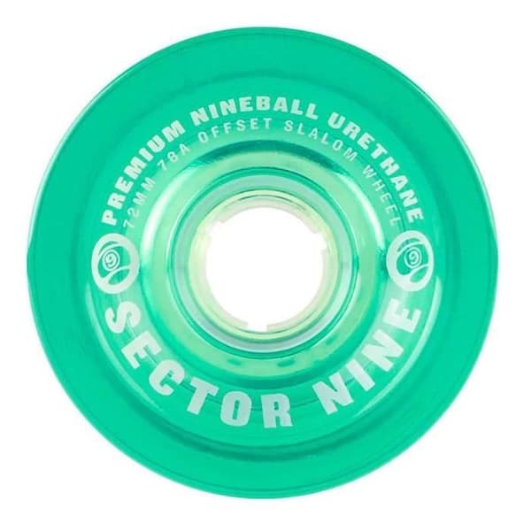 Sector 9 78A Nineballs hjul - grön - 72 mm