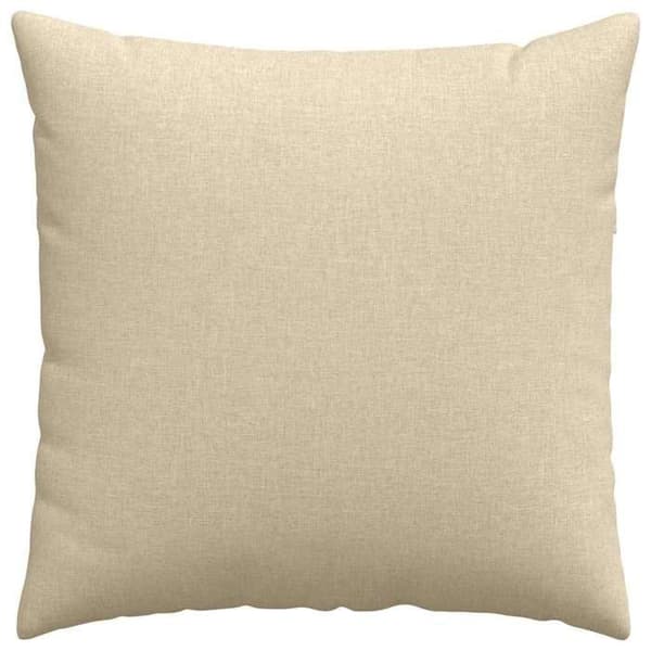 vidaXL Soffkuddar 2 st Kräm 80 x 80 cm tyg 42014047