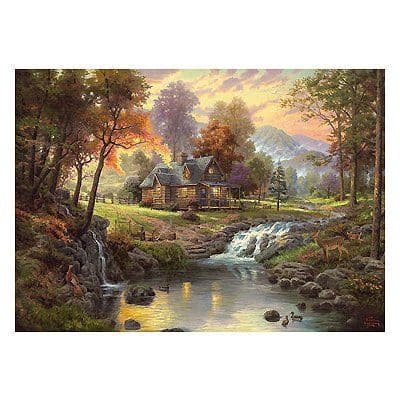 1000 bitars pussel - SCHMIDT - Thomas Kinkade - Målningar och målningar - Blandat - 1000 bitar
