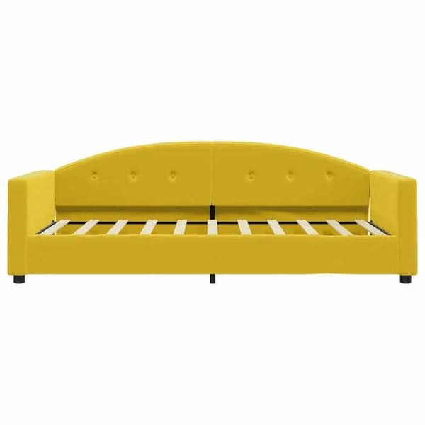 vidaXL Bäddsoffa gul 80x200 cm sammet 354134