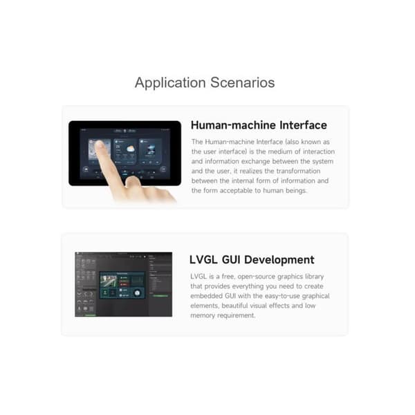 Waveshare utvecklingssats - ESP32-S3 7 tum Touch LCD