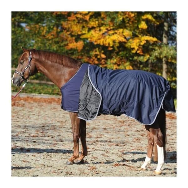 Kavalkade hästmatta 150 g - marinblå - 135 cm