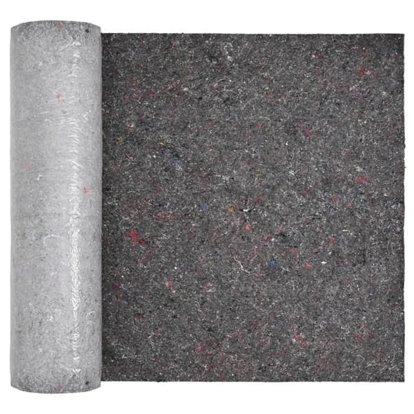 Bassängfleece - 1x25 m - Grå - 24 kg - Polyester och bomull