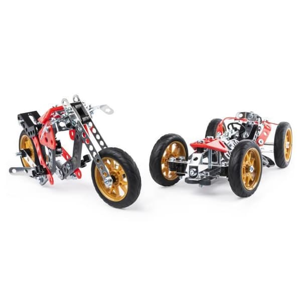 MECCANO - Bil och motorcykel - 5 modeller