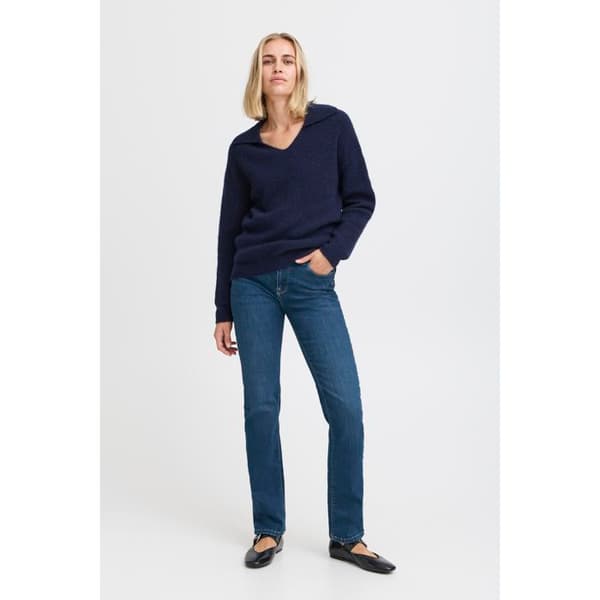 Höga jeans för kvinnor Pulz Jeans Sandra