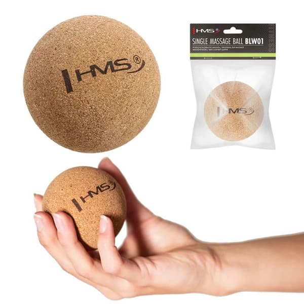 Massageboll i kork HMS - 125x65 mm