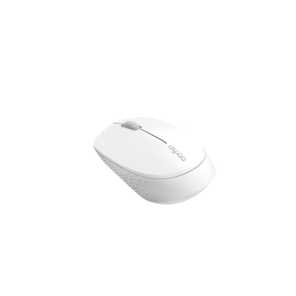 Trådlös mus - RAPOO - M100 Silent - Vit - Tyst - Multiläge - 1000 dpi