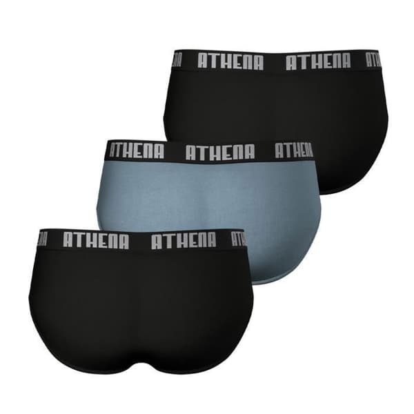 Lot med 3 kalsonger för män Ecopack Athena