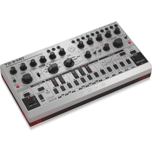 Behringer TD-3-MO-SR Moddad Analog Synthesizer Baslinje Silver