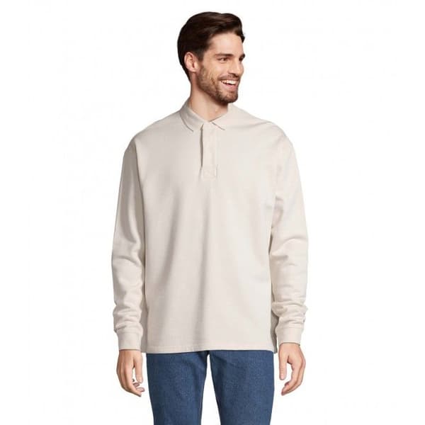 Sweatshirt med polo Sol's Heritage