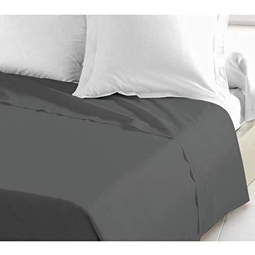Drap Plat - LOVELY HOME - 100% bomull - 240 x 300 cm - Mörkgrå
