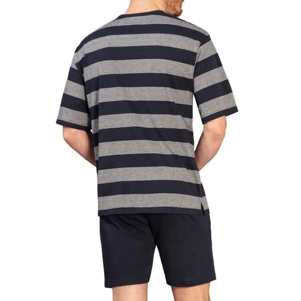 Pyjamas Herrar Klima Light - Hajo - Marin / grå melange - Blå
