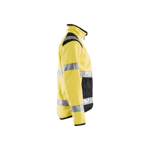 Blaklader hög synlighet softshell jacka dubbellager - Gul / Svart