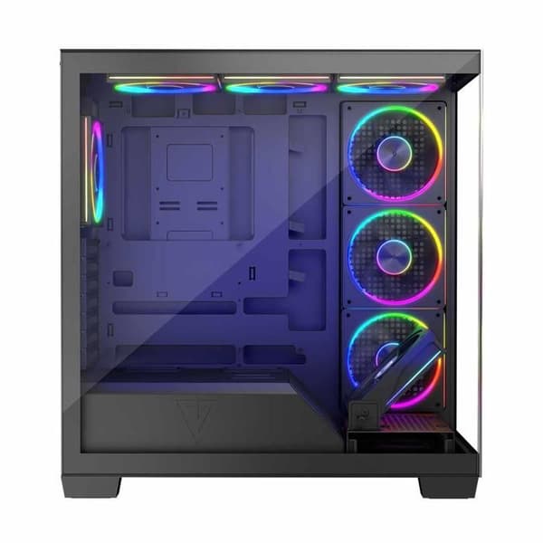 Modecom Volcano Stellar ARGB MIDI 8F-fodral, svart