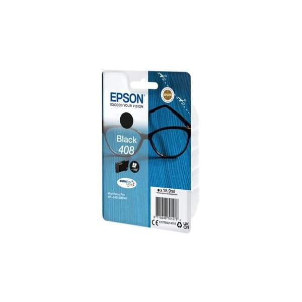 Bläckpatron - Epson - 408 - Svart - Hög kvalitet - 1100 sidor