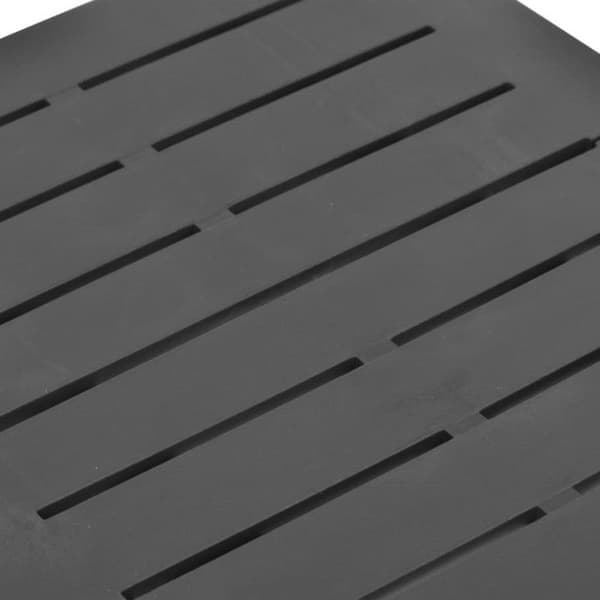 Hopfällbart trädgårdsbord - vidaXL - antracit - plast