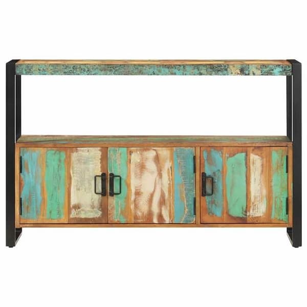 vidaXL Buffé 120x30x75 cm Återvunnet trä 247922