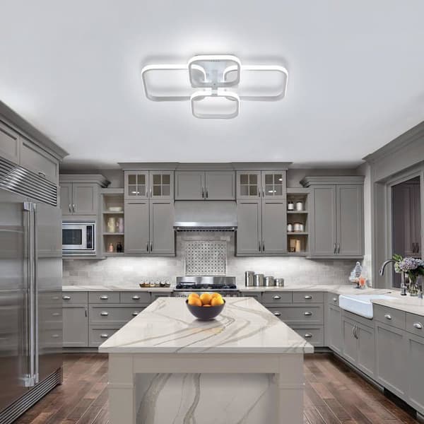 LED-taklampa Comely 60W 6750LM Aluminium Modern Rektangulär Vit