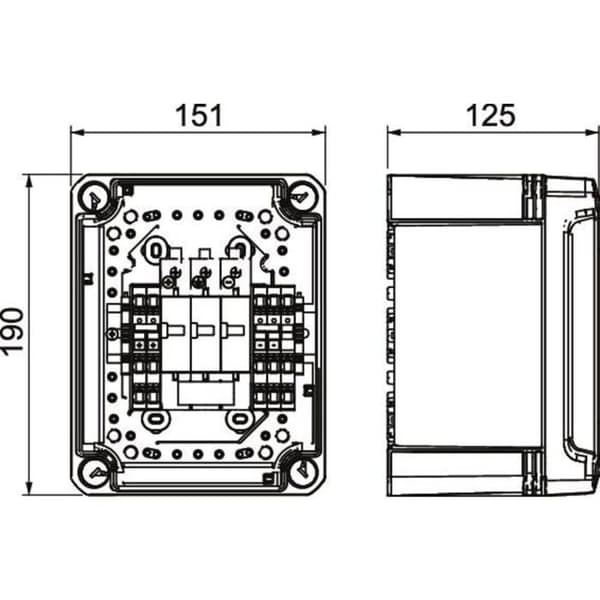 Generatoranslutningsbox - OBO - 5088435 - För kabelkanaler - Elinstallation