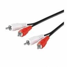 Rca stereo ljudkabel, 0,5m