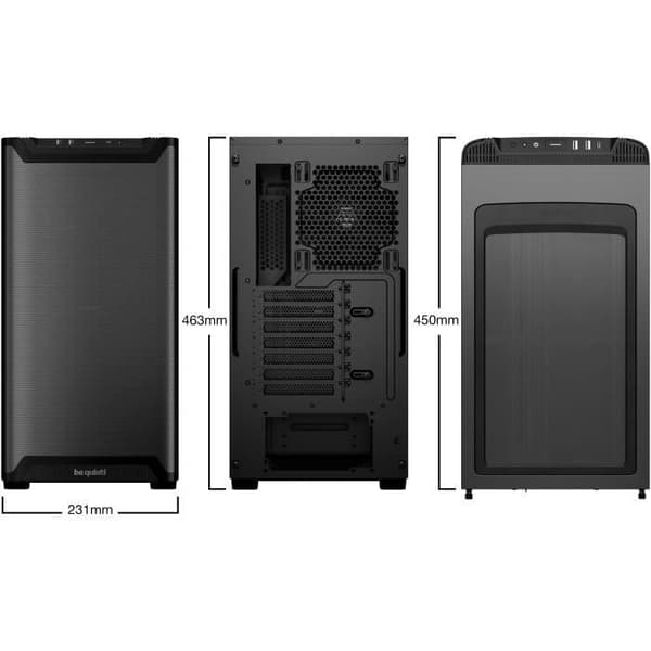 PC-chassi - BE QUIET! - Pure Base 501 Airflow Window - Svart - Midoch - Gamer