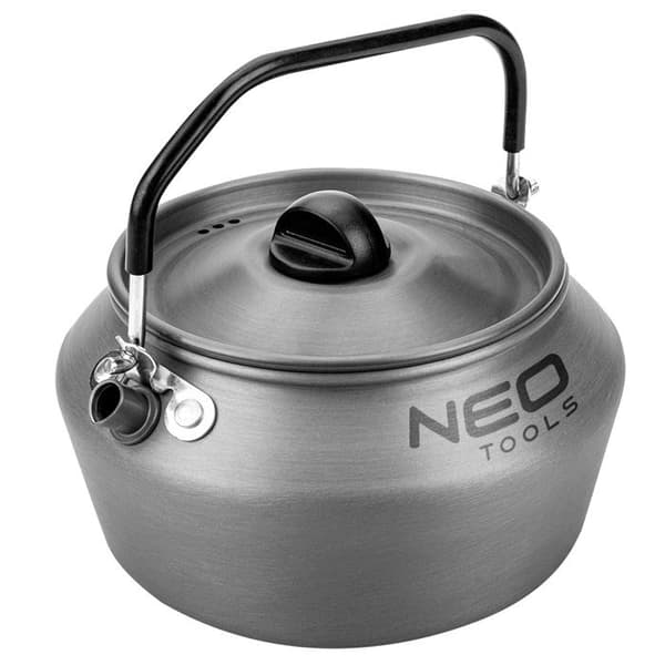 Kokare - NEO TOOLS - 63-147 - 0,8L - Anodiserad aluminium - Fällbart isolerat handtag