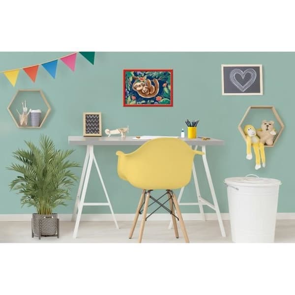 Komplett Paint by Number Kit - Medium Art Number - Sloth - Ravensburger