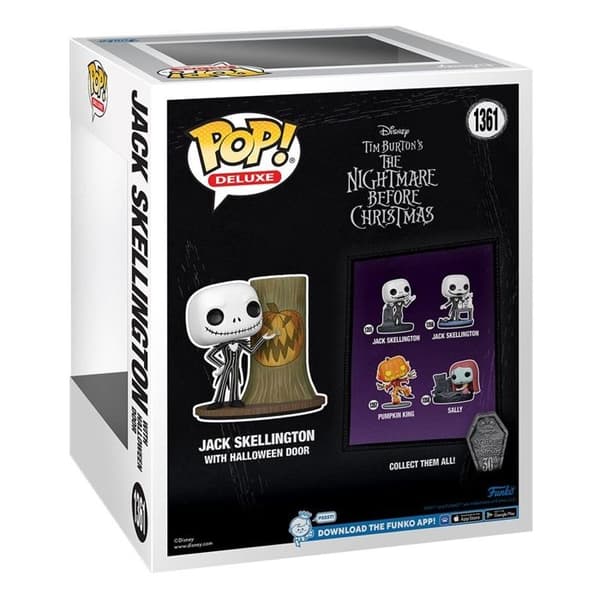 Funko - The Nightmare Before Christmas 30th - POP! Deluxe Jack m/H. Stadsdörr 9 cm