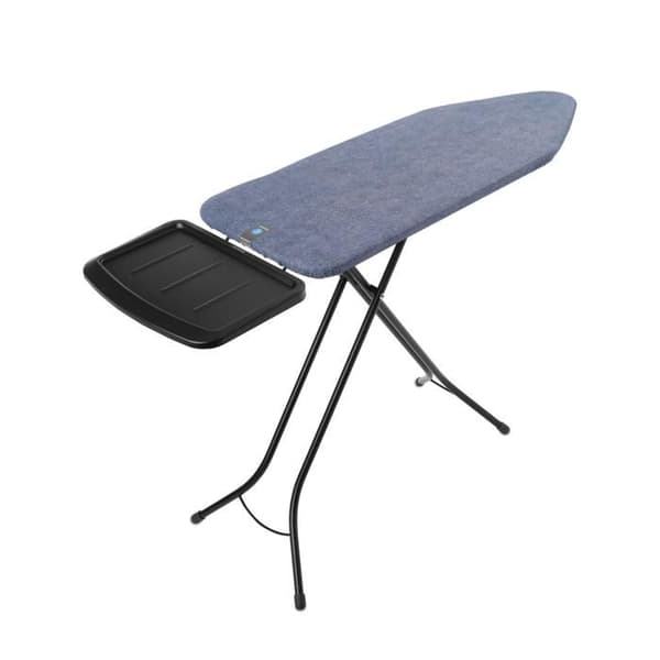 Brabantia Strykbräda C, 124x45 cm, stabil ånggenerator - Denim Blå