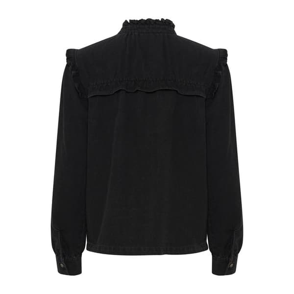 Blus med volanger dam Pulz Jeans Malia