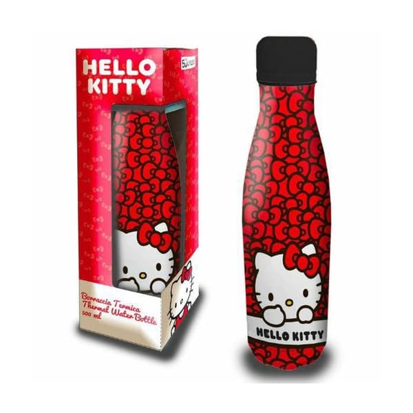 Vattenflaska Coriex Hello Kitty 500 Ml Röd 10683