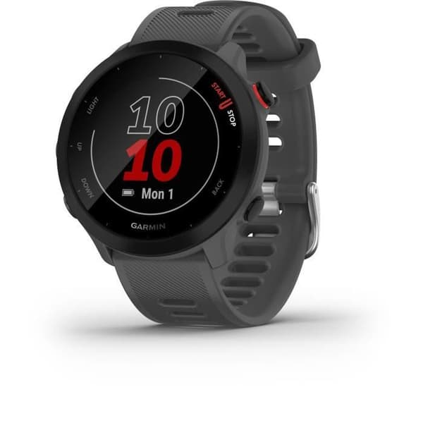 Sportansluten klocka - GARMIN - Forerunner 55 - Monterra Grey (Grå)