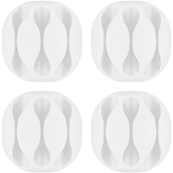 Kabelstöd - GOOBAY - 70373 - Vit - Klistermärke - Pack om 4