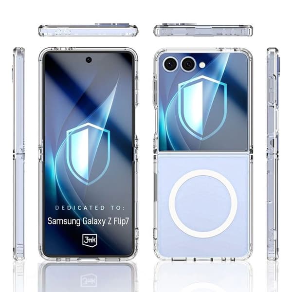 3mk Armor MagCase för Samsung Galaxy Z Flip7 - Transparent