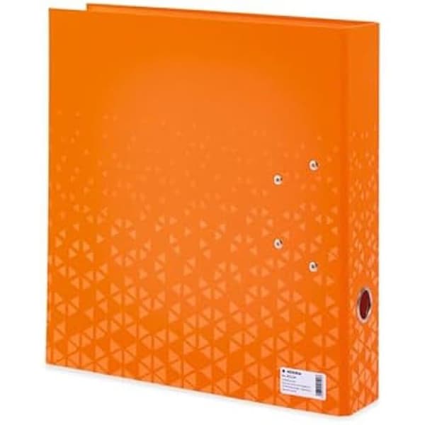 A4 pärm - HERMA - 20124 - Orange - 7 cm - Sober och glänsande design