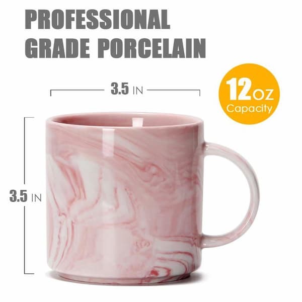 Mugg / mazagran-kopp - Smilatte M101 - Set med 4 koppar - 355 ml - Stapelbara