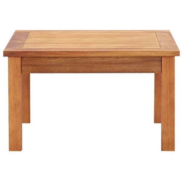 vidaXL Trädgårdssoffbord 60x60x36 cm Solid akaciaträ 46004