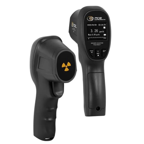 PCE Instruments PCE-RAM 7 Geiger-mätare Strålning: Gamma, Röntgen, Beta ljudvarning