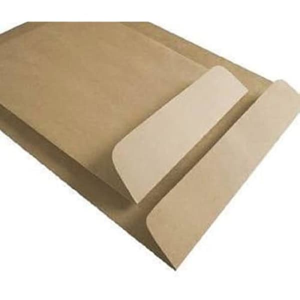 Kraftpåsar - SAM - Förpackning om 1000 - 120 x 170 mm - Vit - Vikt 70 g/M²