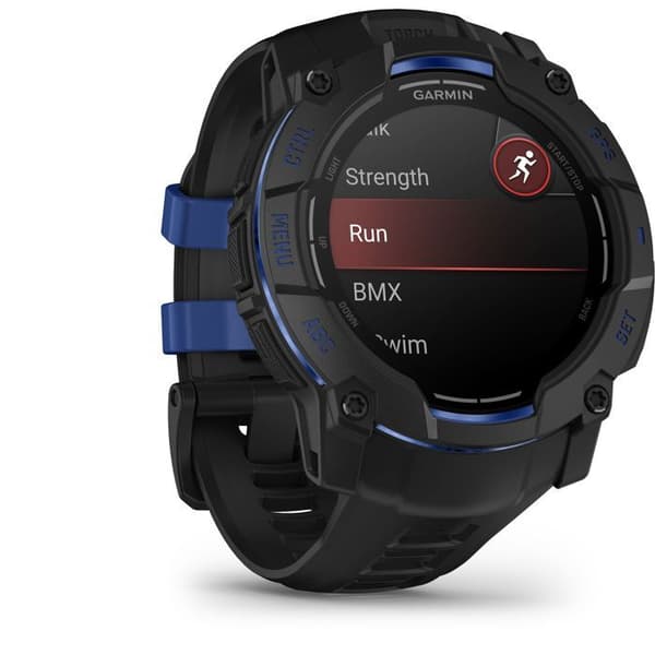 Smartklocka - GARMIN - Instinct 3 - 1,3" - 50 mm - Amoled - Svart/blå