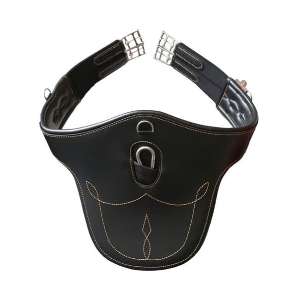 Sadelgjord Kentucky - svart - 130 cm
