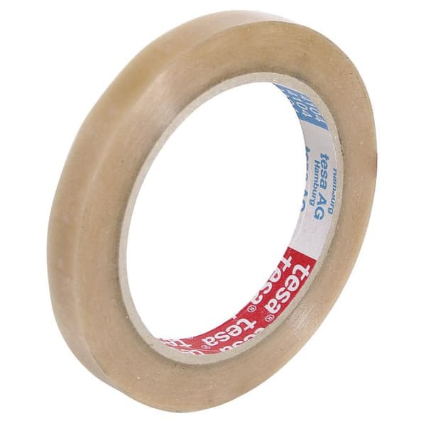 Förpackningstejp (PVC) - TESA - 4104 - 12 mm x 66 m - Transparent - Hög klibbighet