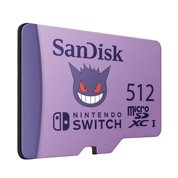 Micro Sdxc-kort 512gb Pokémon Ectoplasm-tillbehör-SWITCH