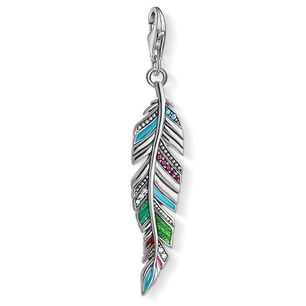 Berlockhänge - Thomas Sabo - Y0034-340-7 - Silver - Turkos - Röd