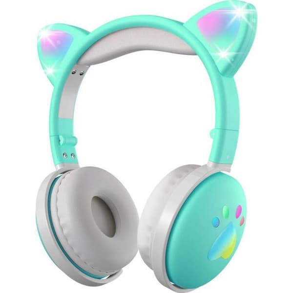 Barnhörlurar - MOZOS - KID DOG - Bluetooth - Grön - Autonomi 15 timmar