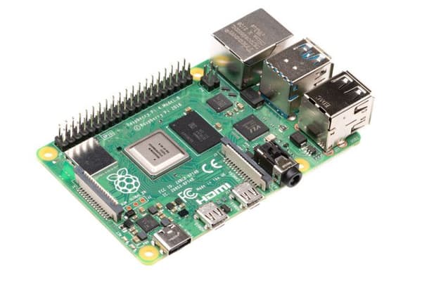 Enkeltkortdator - Raspberry Pi - 4 Model B - 4 GB RAM - HDMI - USB - Ethernet