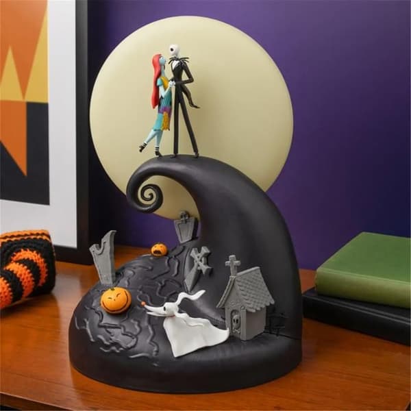 Ljusdiorama barn Paladone Nightmare Before Christmas - svart