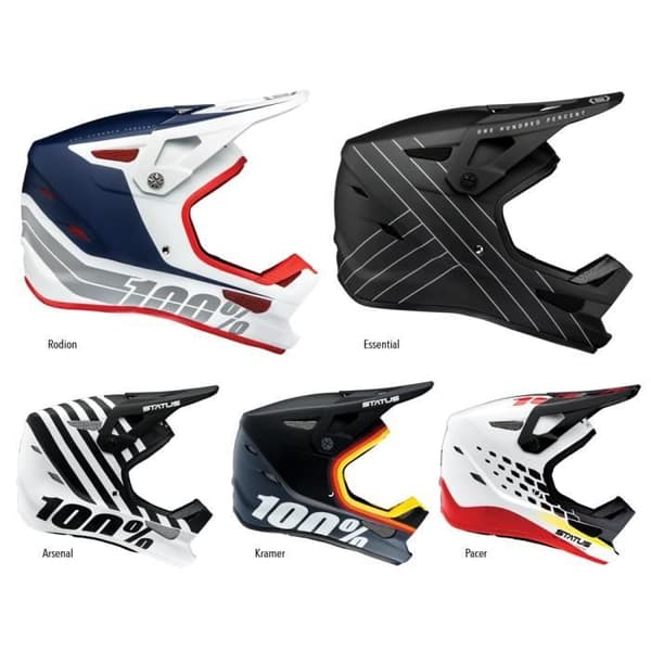 Casque VTT barn 100% Status Essential - svart - S